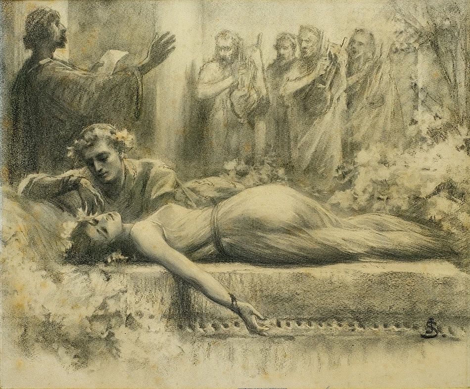 Quo Vadis - Morte di Petronio ed Eunice, 1902